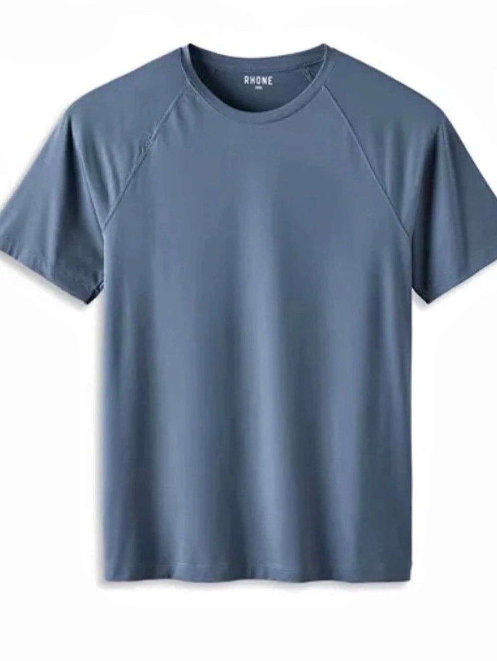 Rhone Reign Short Sleeve Tee Men's Athletic Tee Blue